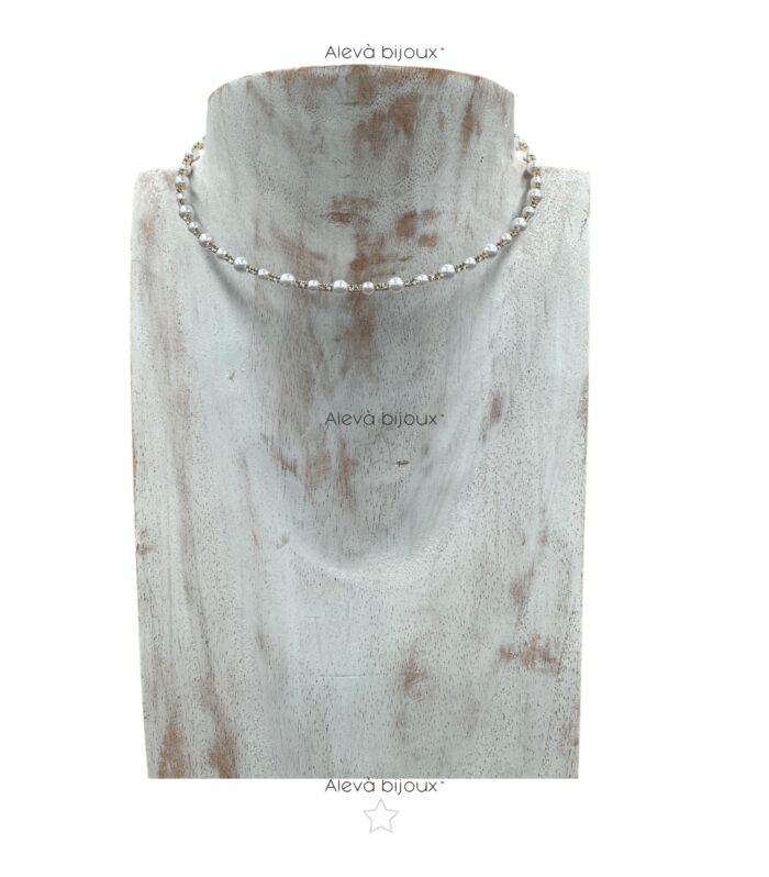 Collarino FAB con perle