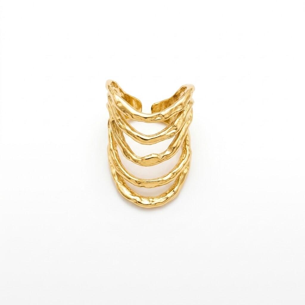 Anello Wave 5 Onde
