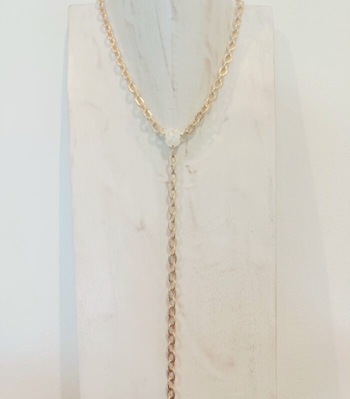 Collana Gilda white sparkle