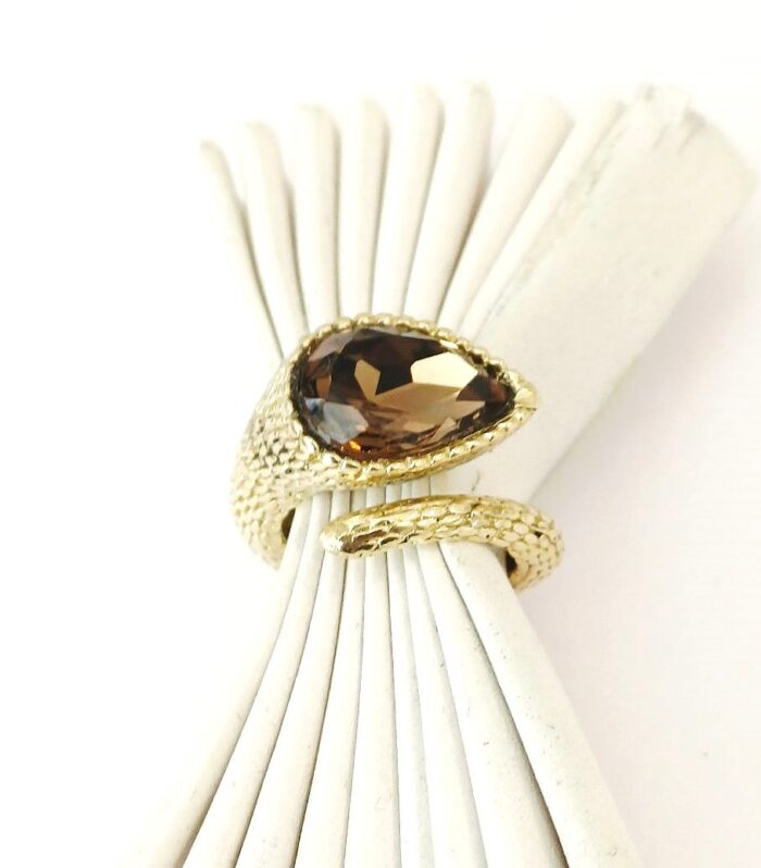 Anello Calypso con Cristalli Sw.
