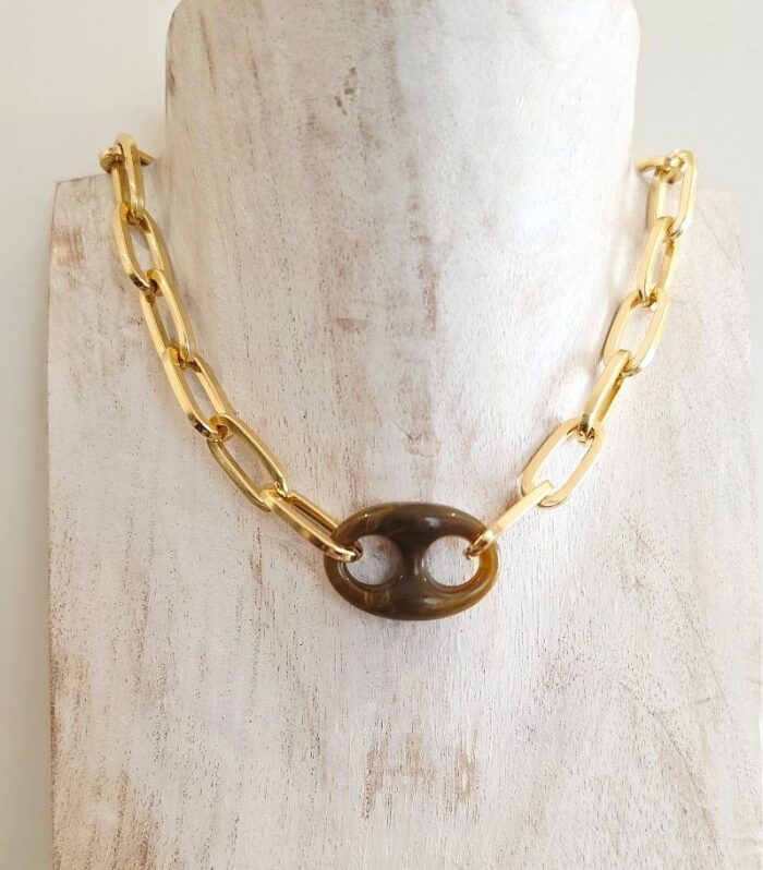 Collana Veronica oro - nodo Moka