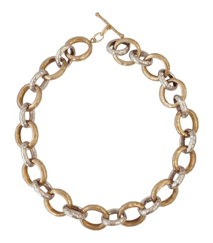 Collana Itaca Bicolor bronzo - argento